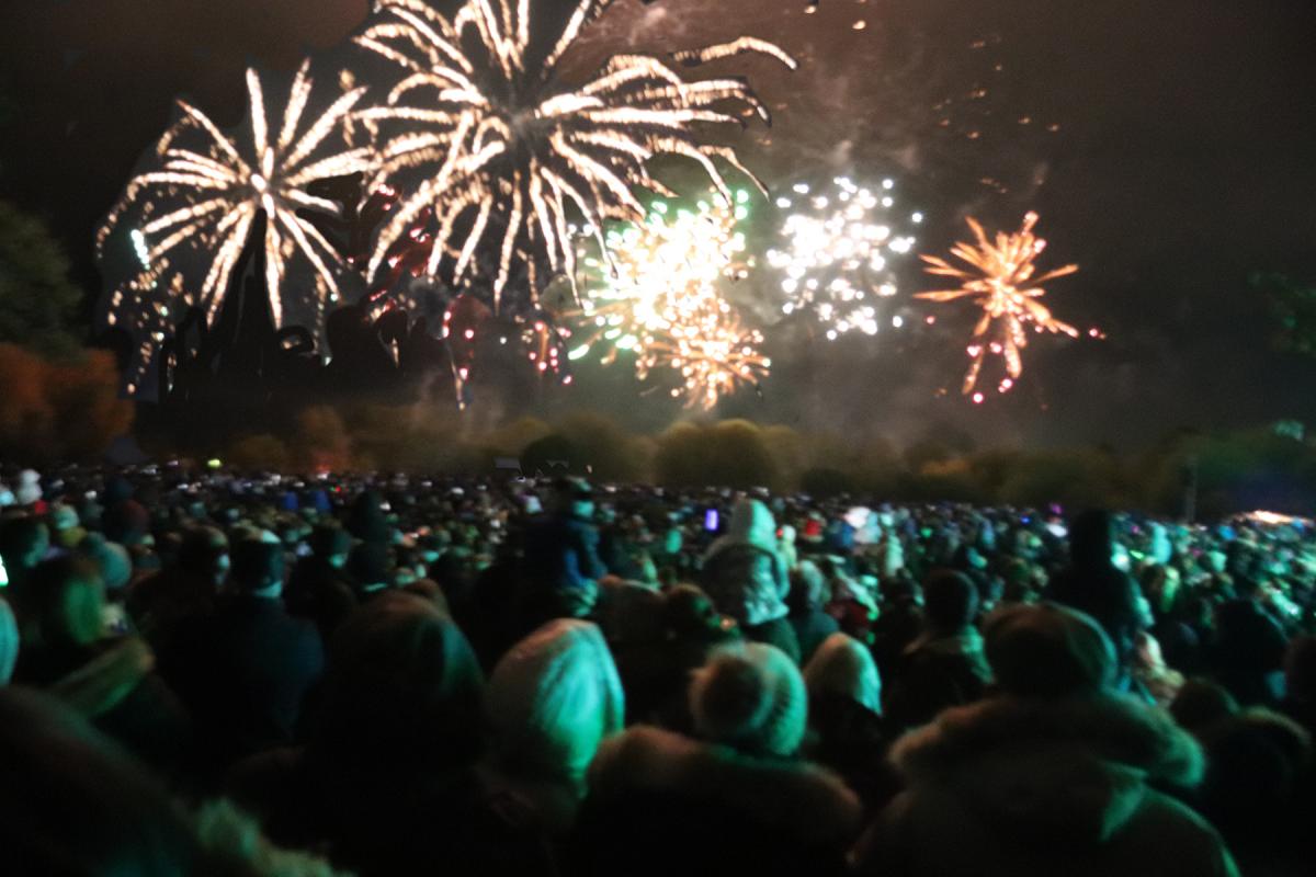 Enjoying the Firework's Display