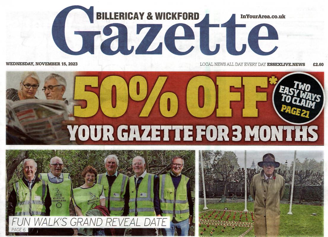 Billericay Gazette Nov. 15