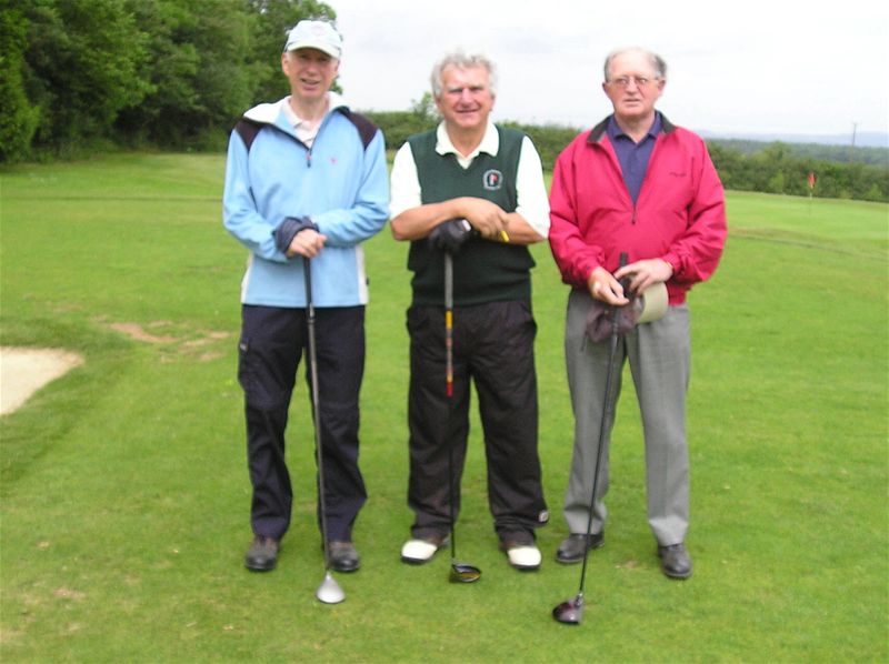 A club members Golf Day at Tall Pines - The weather was 'only' windy at this stage!
