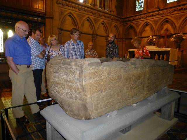 18th June 2014 - Visit to the Govan Stones - Cambuslang Rotary Club visits the Govan Stones exhibition