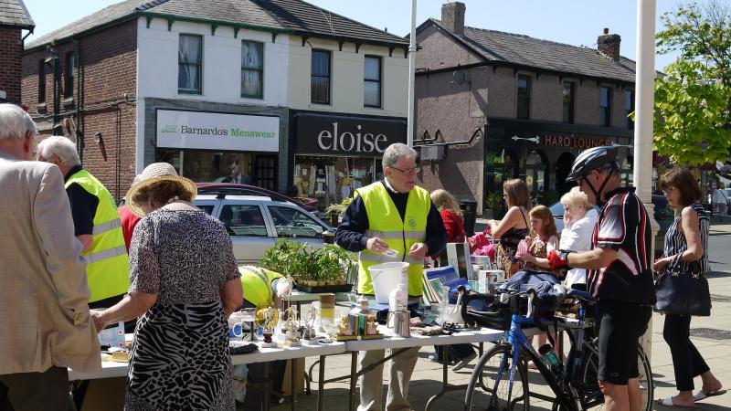 Bric-a-brac Stall - This raised £165. and the money was donated to the Galloway Society for the Blind, a charity which does wonderful work supporting blind people in our local area.