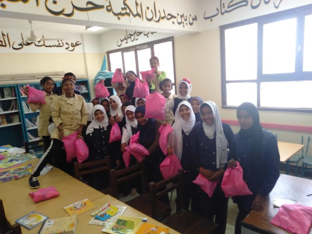 Instruction in the use of reusable sanitary pads