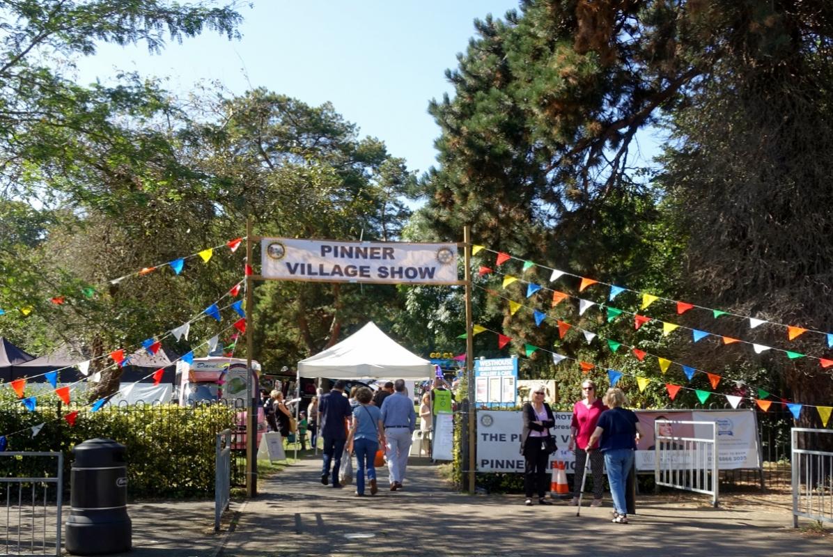 The colourful entrance to the Show