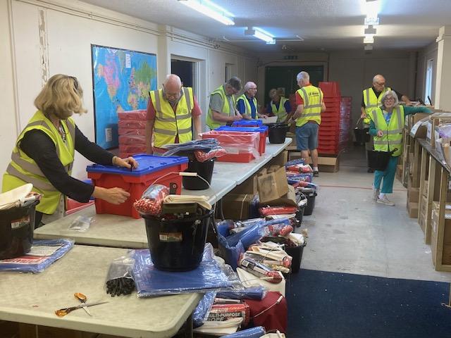 Rotary and Inner Wheel Clubs of Taunton - Packing Boxes 7th Sep 2023
