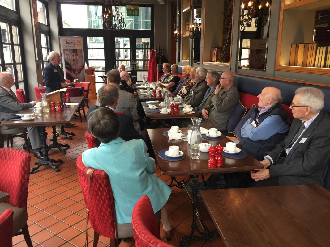 Attentive listeners at our 2018 Past Members Lunch