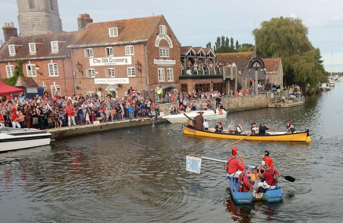 Wareham Wednesdays on the Quay on 3rd, 10th, 17th and 24th August 2022.

Pirate Invasion on 17th August.