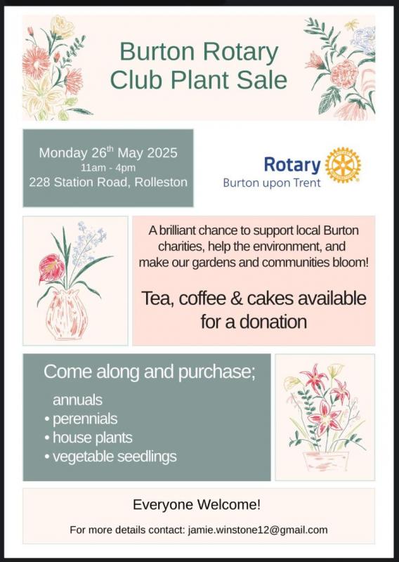 Plant sale poster