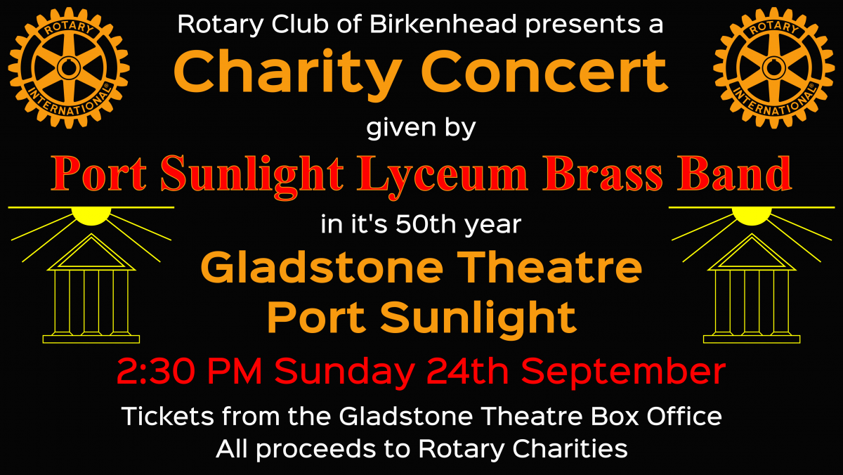 CHARITY BAND CONCERT, Presented by Birkenhead Rotary