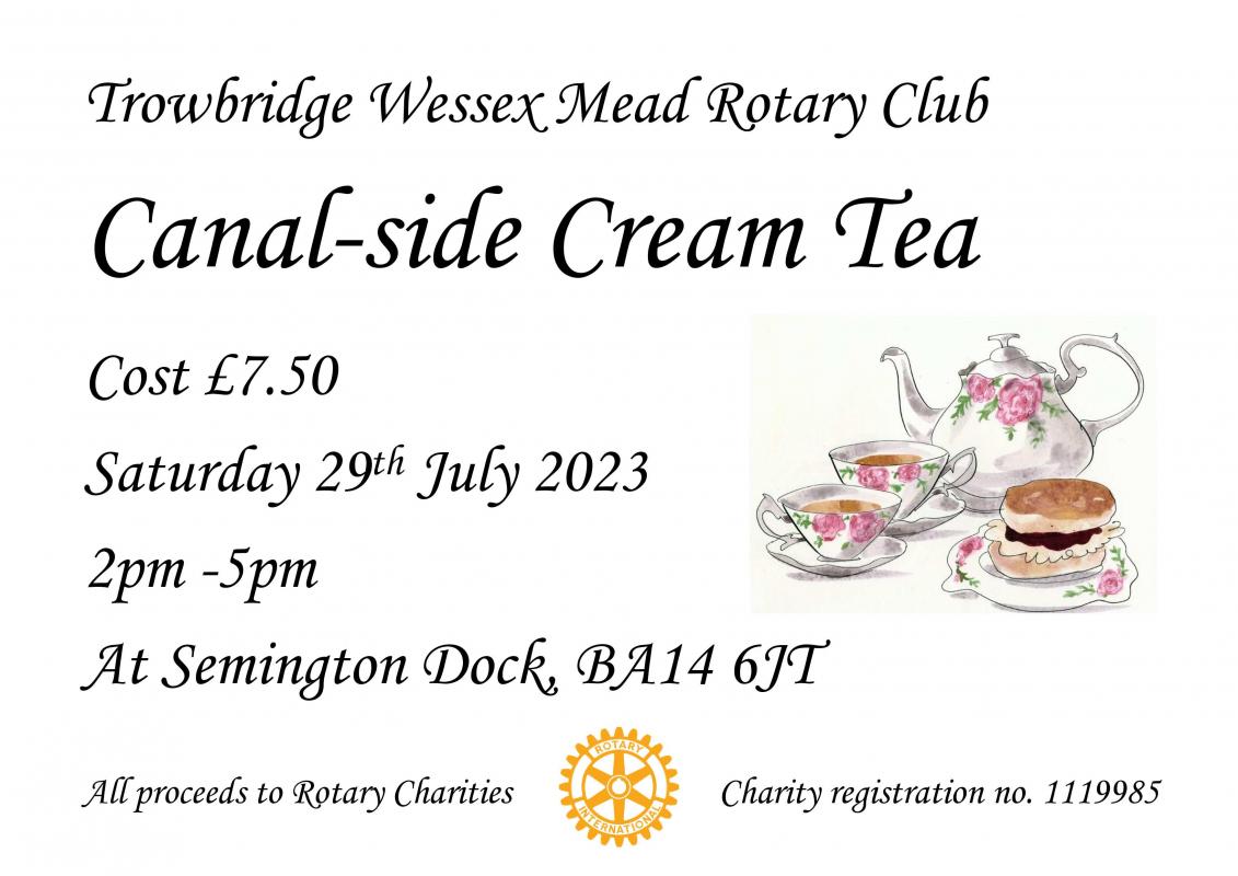 Canal-side Cream Tea 2023