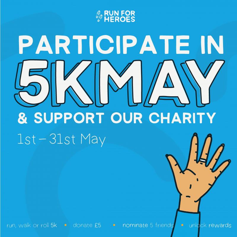 Participate in 5K May for Ashtead Rotary