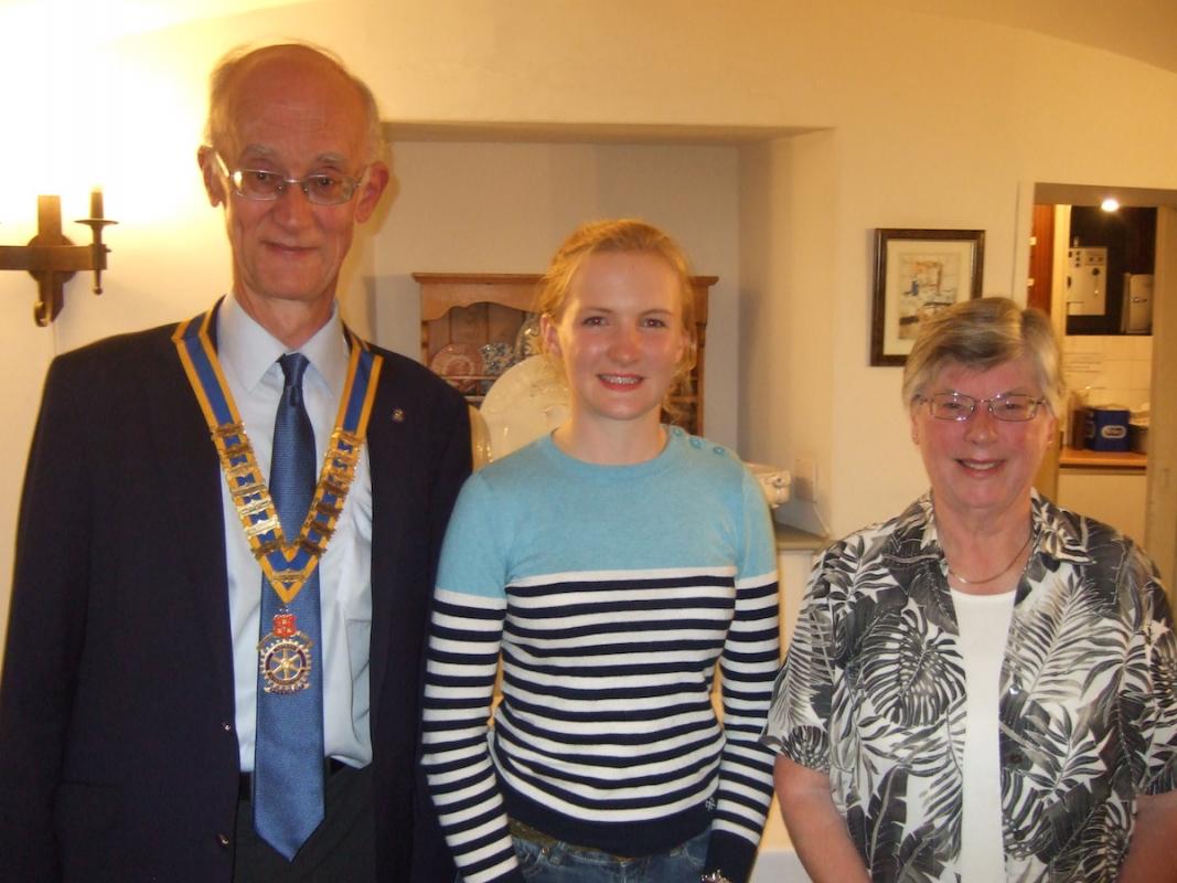 President Charles Anderson, Genevieve Kirk and Mary Anderson