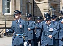 Marching RAF party