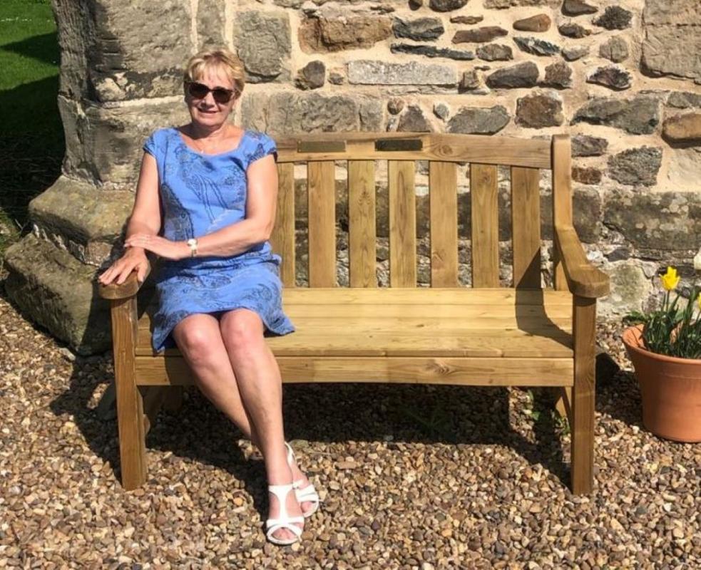 The New Bench Donated By The Rotary Club