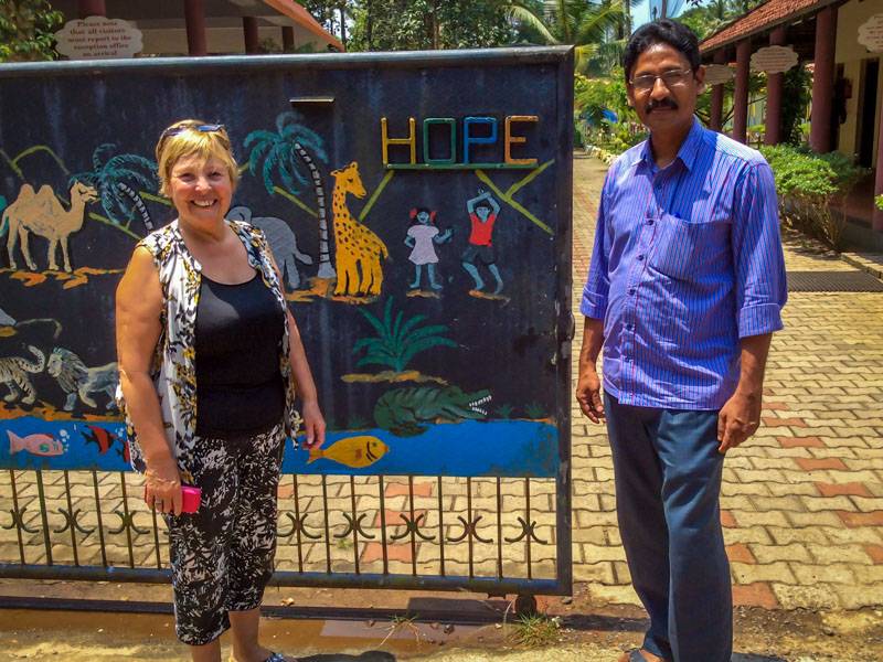 2015 Carol's visit to Hope Village, Kerala. - Carol Cross