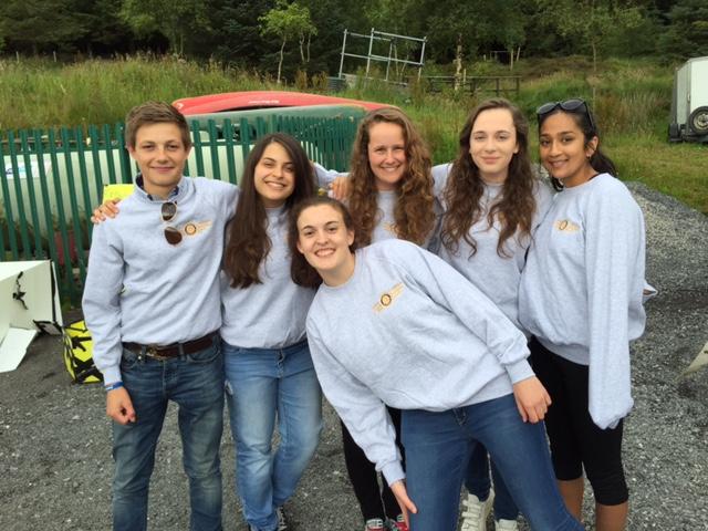 RYLA course in August 2015 - Rosie Mortlock is picture with friends from the RYLA course.  (Rosie is second from the right).
