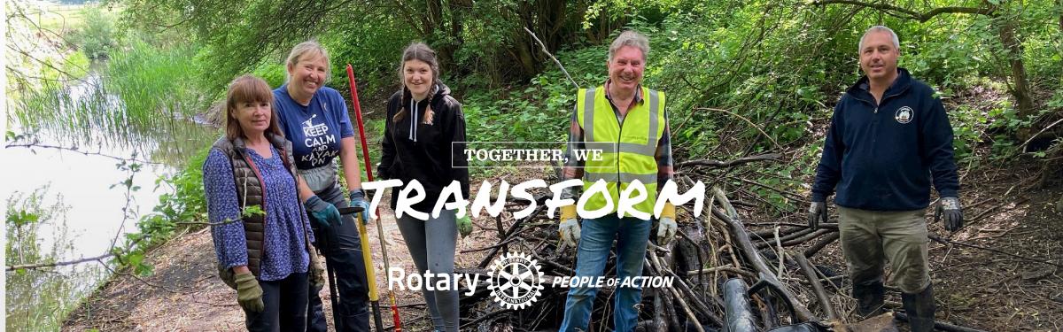 Rotary Thame river cleanup