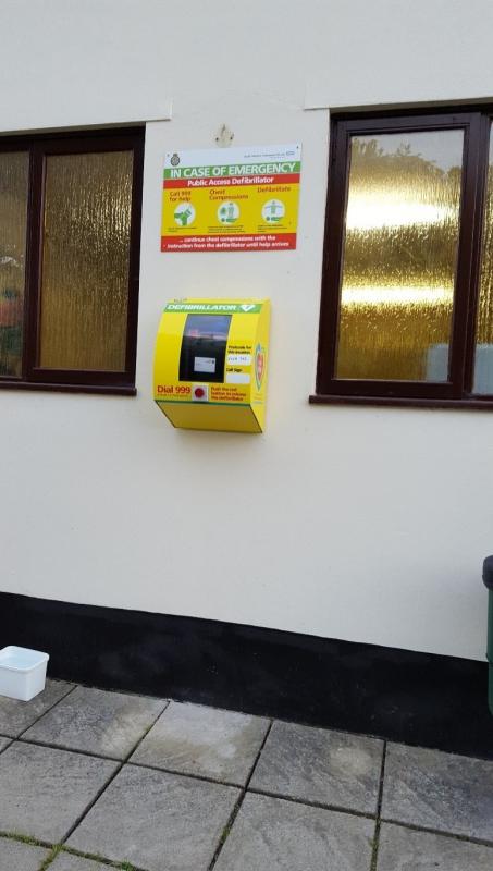 New defibrillator at Torrington Golf Club