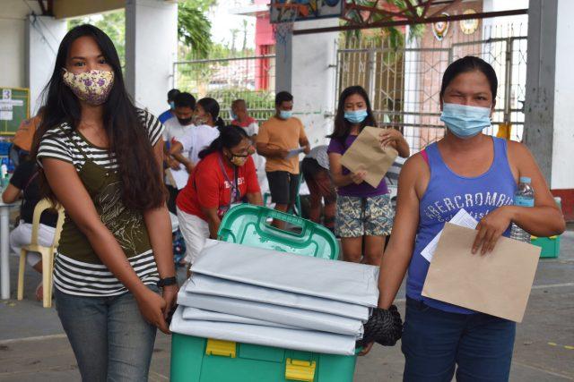 Helping in the Philippines following the hurricane there