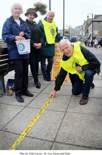 A mile of Coins raise £306 in 2017 collection