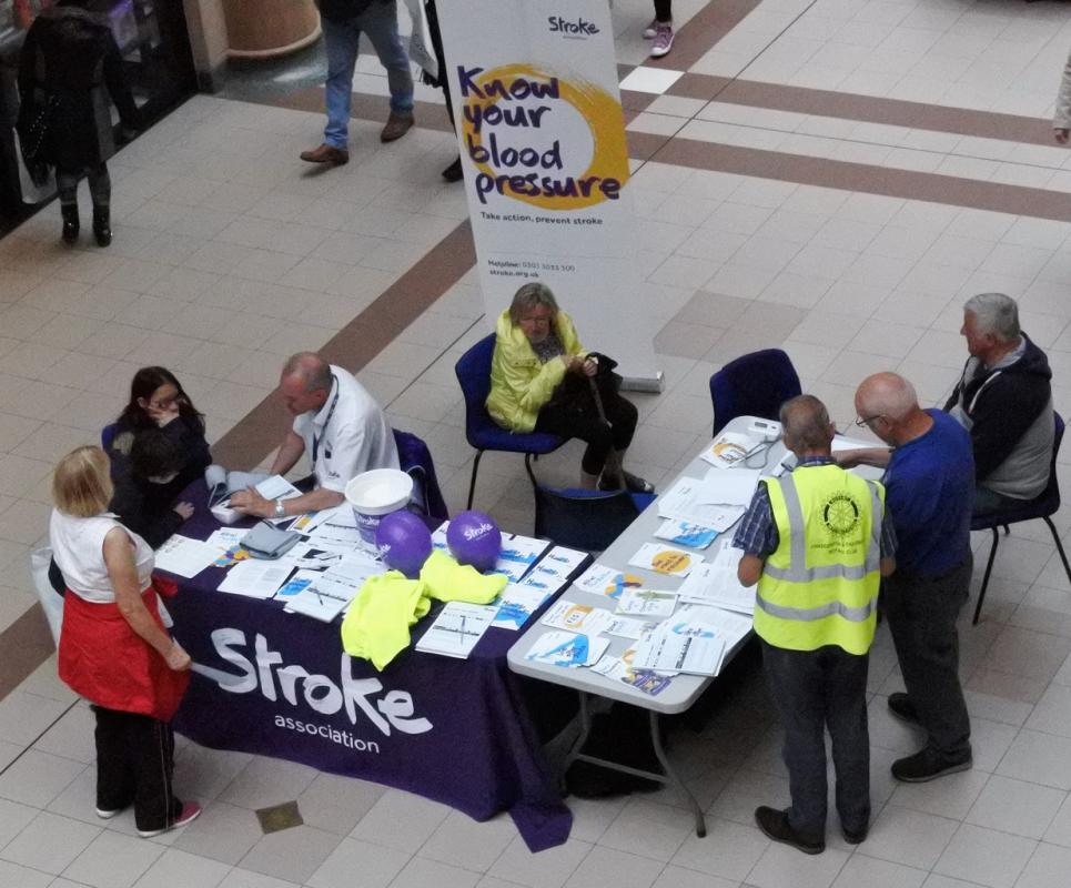 Blood Pressure Testing in Oldham Town Centre