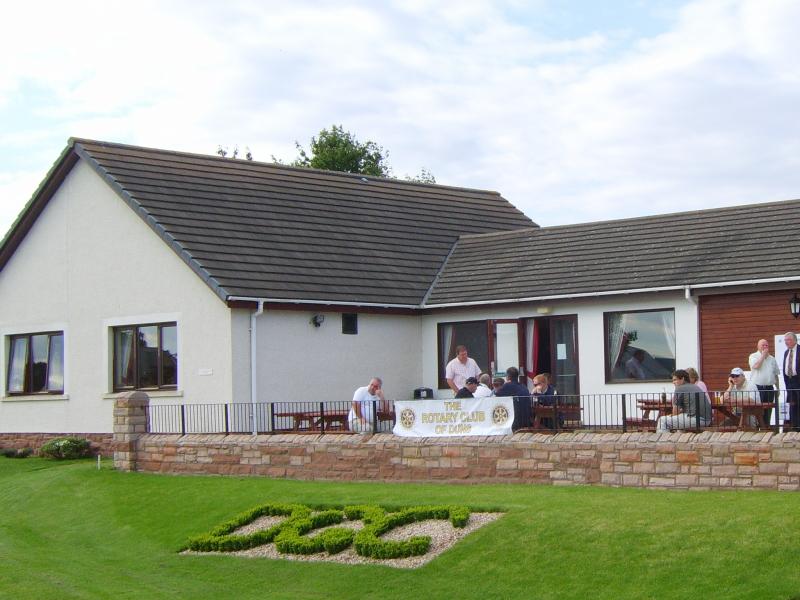 Clubhouse of Duns Golf Club, host of our charity golf competition