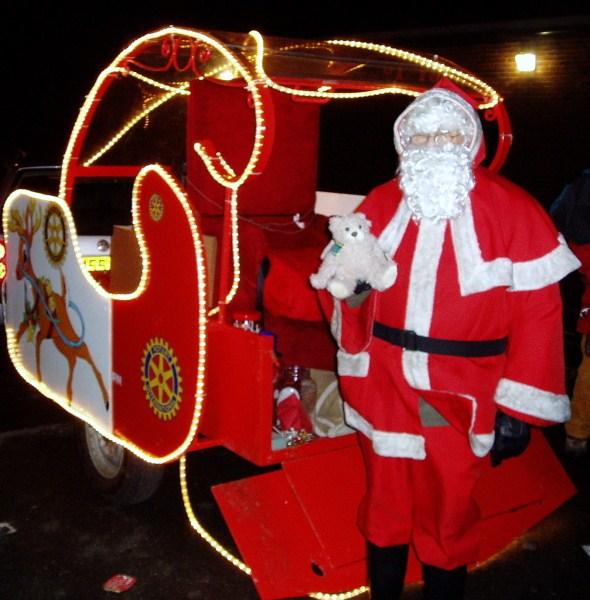 Santa ready to set off on his rounds