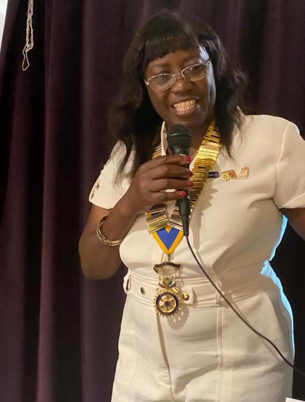 Sarah Nakintu gives her first speech as president  