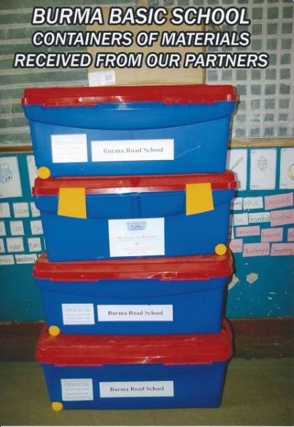 Literacy in a Box Arrives in Zambia - The boxes have arrived!