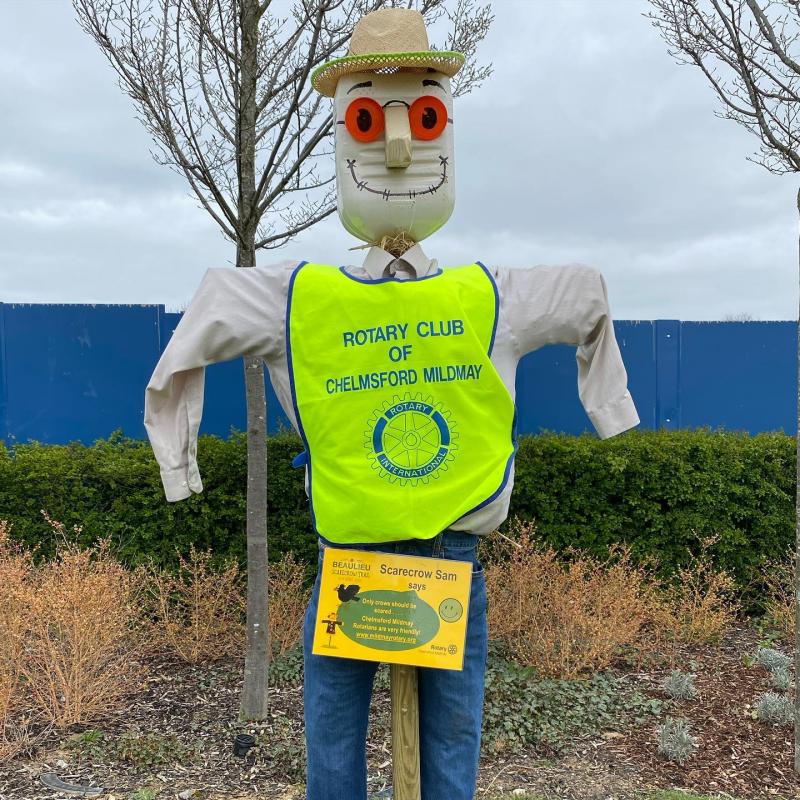 Scarecrow Sam - Supplement to Mildmay Matters 330 May '21 - Rotary  Chelmsford Mildmay