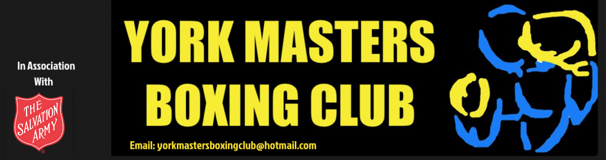 Logo of the York Master Boxing Club taken from its web site landing page.
