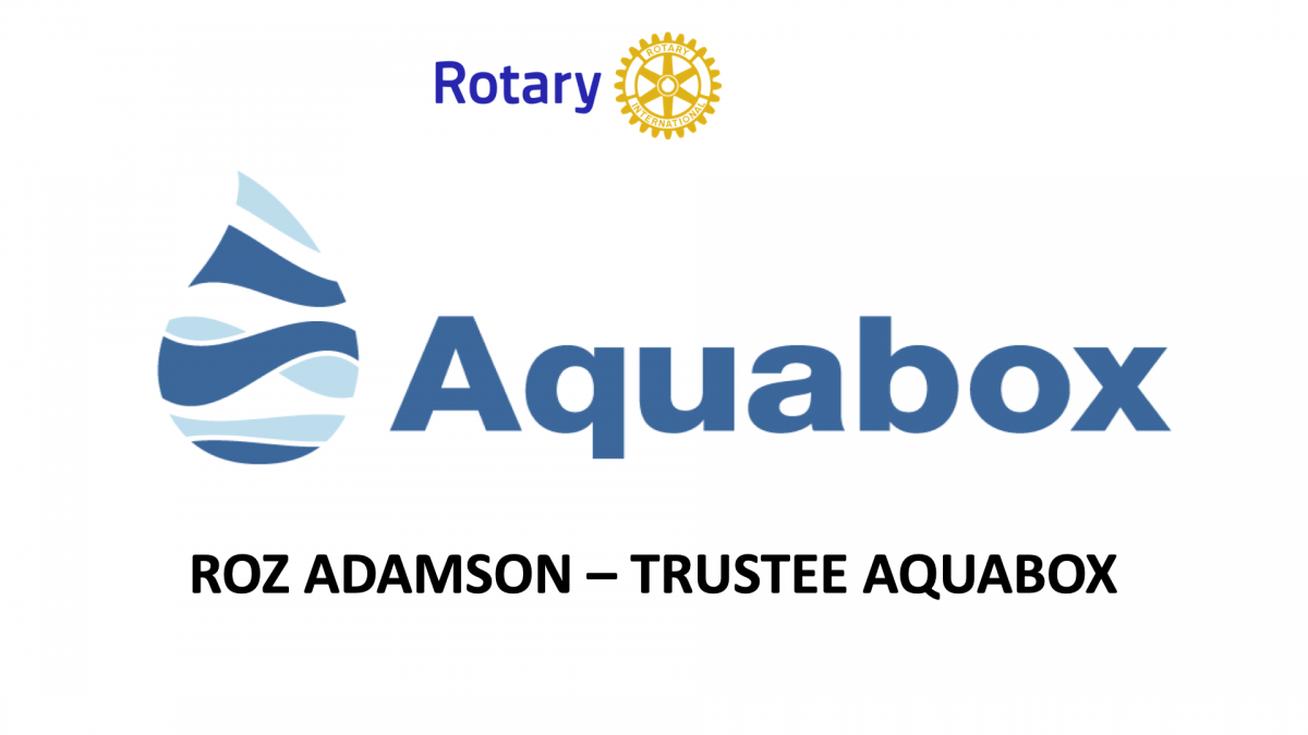 Aquabox presentation by Roz Adamson