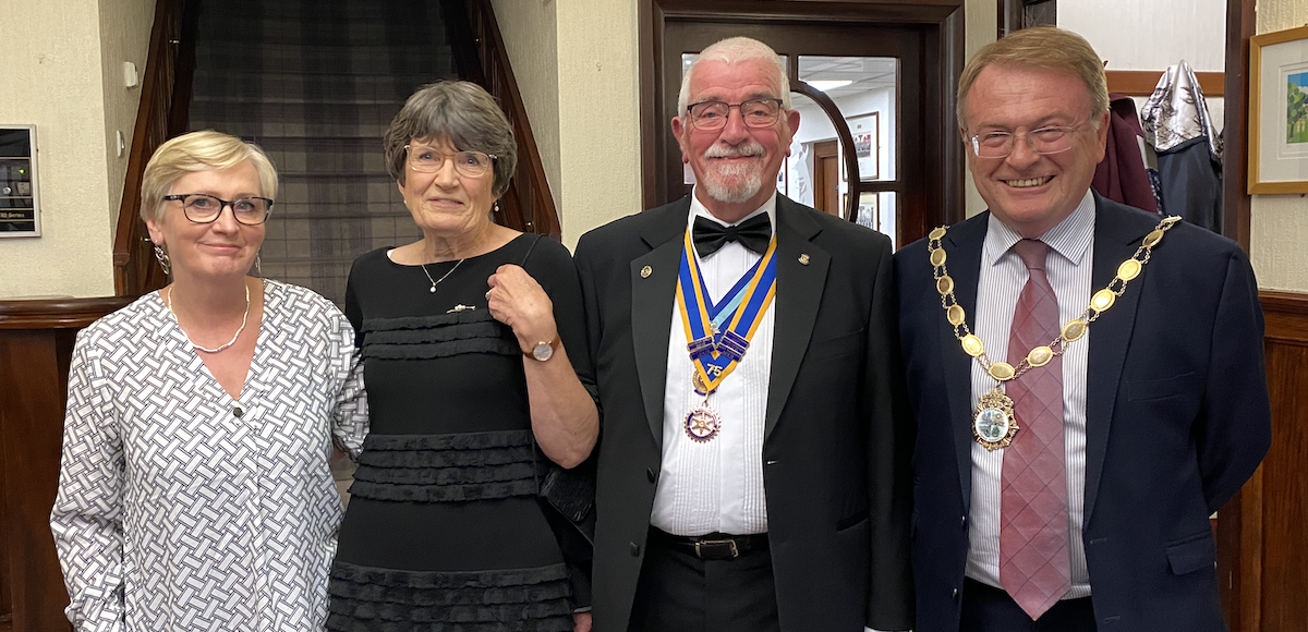 Events - President Arthur, Carol, Carnforth Mayor and wife