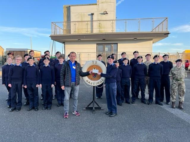 SEA CADETS GET HELP FROM BEXHILL ROTARY - 