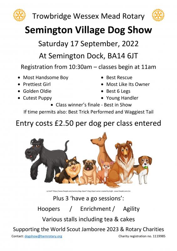 Semington Dog Show 2022 Poster