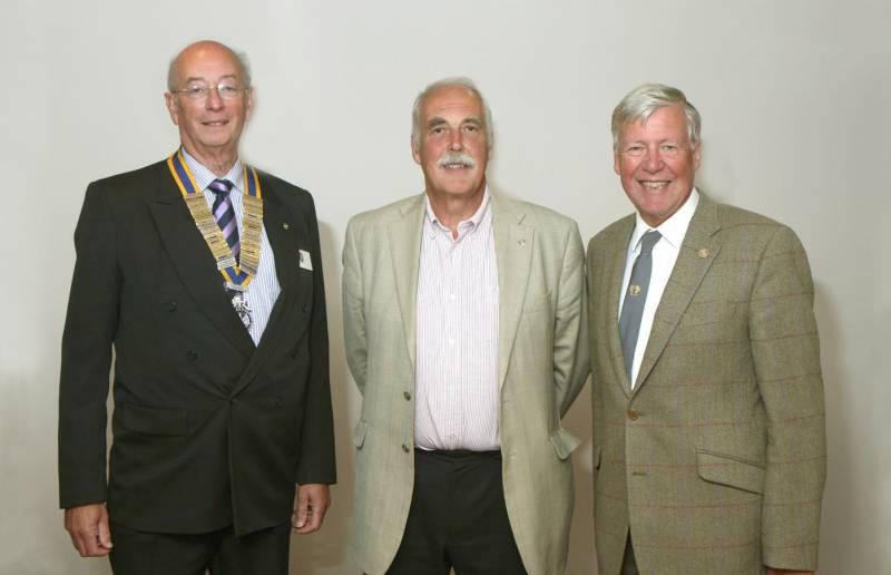 New Member - President Sid, Geoffrey Lambert and Geoffrey Farr