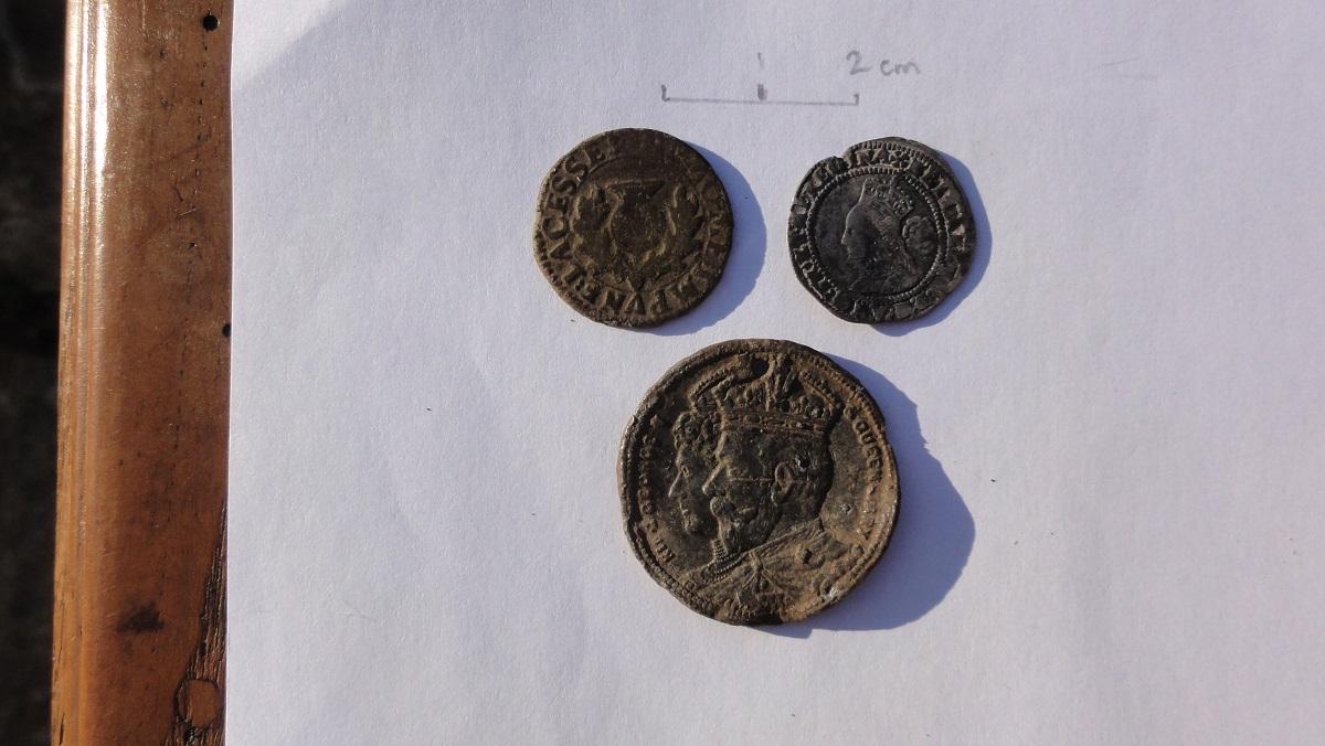 Metal Detecting Rally 2023 Results - Variety of coins found at event