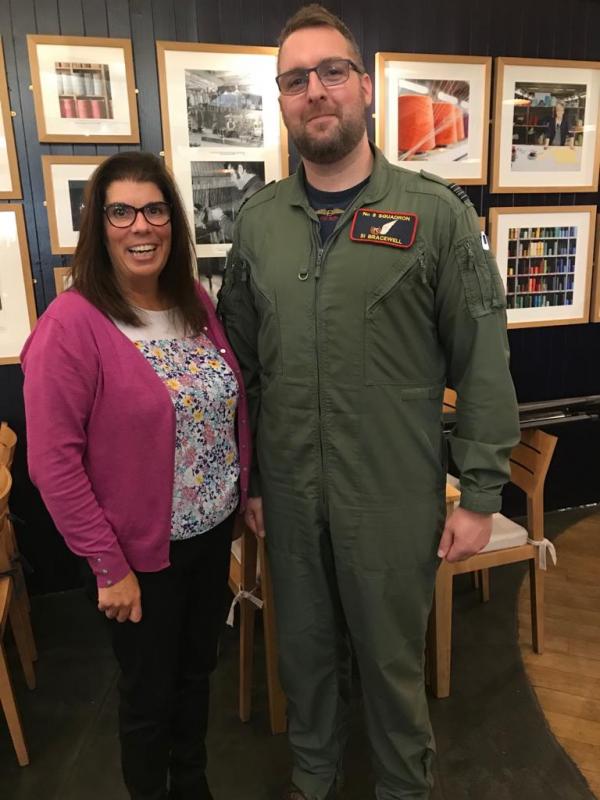 President Michelle and Sqdn Leader Simon Bracewell
Taken by Margaret Stenton on 19 October 2023