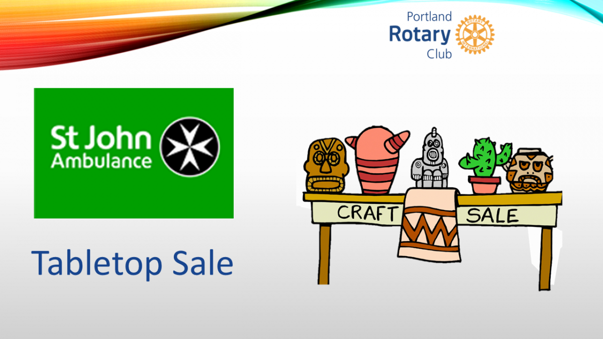 Table Top Sale Island & Royal Manor of Portland, The Rotary