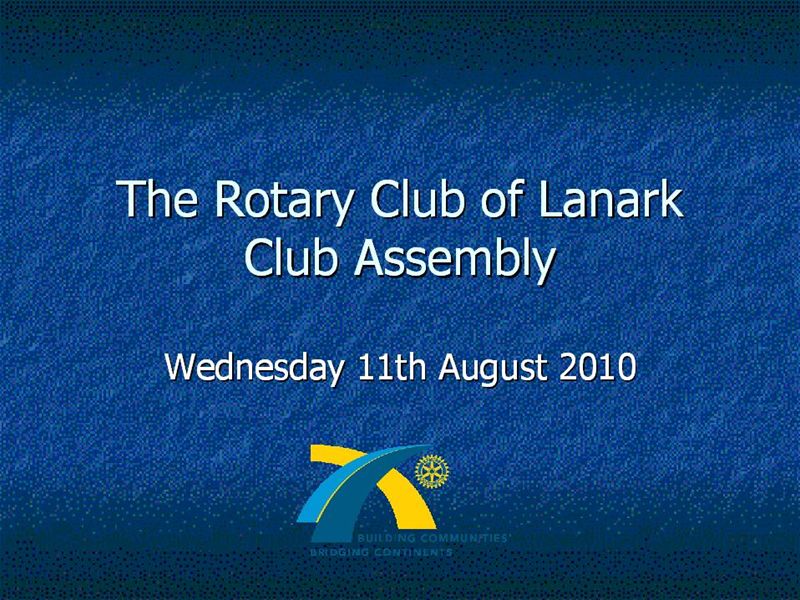 Club Assembly 2010 - 