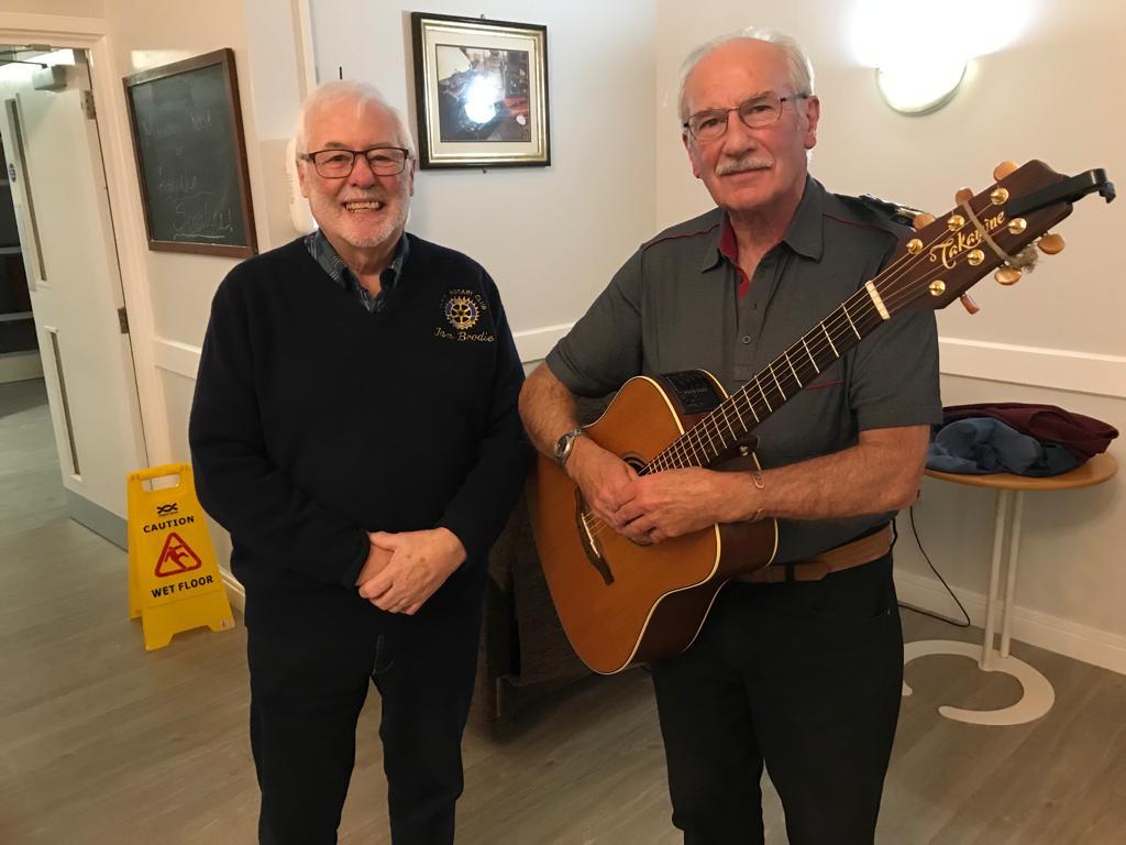 Smuggler (aka Pete Thomas) and Ian Brodie
Taken by Margaret Stenton on 24 October 2023