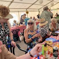 Local Rotary Clubs join together for a summer BBQ