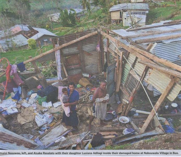 PhysioNet a Yorkshire Charity responds to Fiji hurricane - Some damage