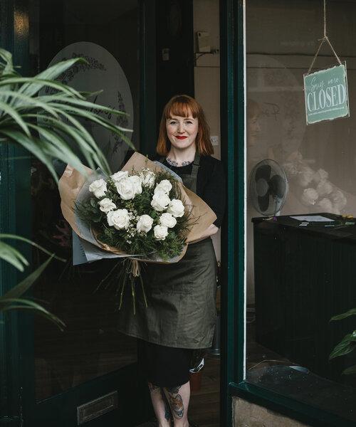 Sophie Holmes proprietor of Fox Gloves florists at Birchington