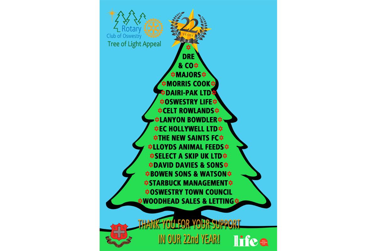 Tree of Light 2019 Sponsors