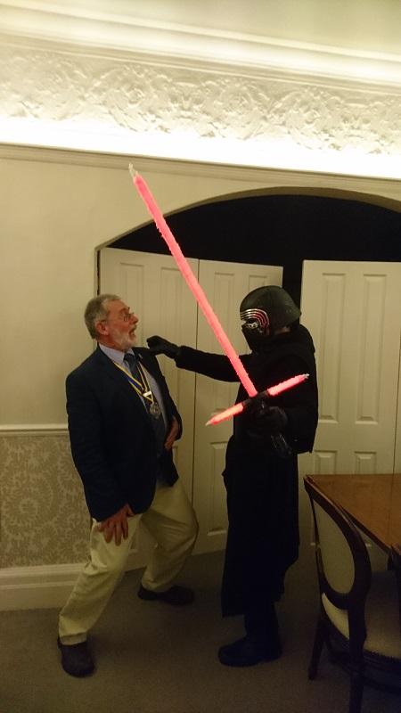 Darth Vader challenges President David