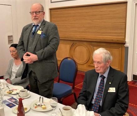 DGE Steve Rose addresses the club