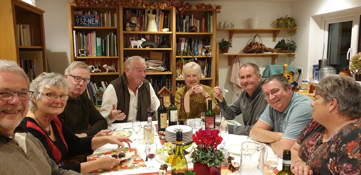 Thanksgiving supper - Smiles all around