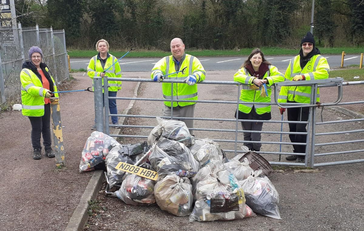 Easter litter pick - The results of our work