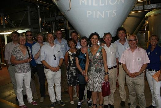 Our Partner Club in the Netherlands - Our visitors from the Netherlands visit the Greene King Brewery