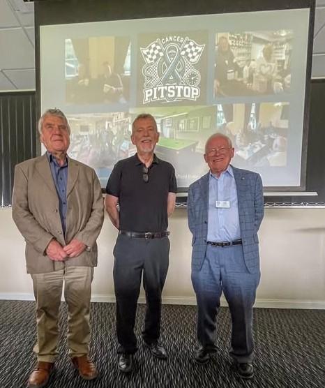 President David Buchanan, Tony Waldron and speaker host John Carr